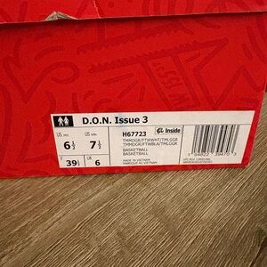 adidas D.O.N. Issue 3 Red Athletic Shoes